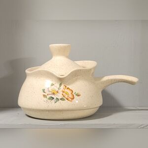 Vintage Red Wing (See  Item Description) Gravy Dish With Lid